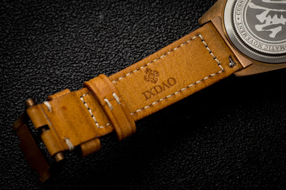 IPOSE IX&DAO 2025 New Bronze Men's Automatic Mechanical Watch PT5000 Sapphire Retro Leather Waterproof 20Bar Reloj Hombre