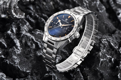 2026 New PAGANI DESIGN Retro Men's Watches Moon Quartz Watch For Men Speed Sports Chronograph AR Sapphire VK64 Clock