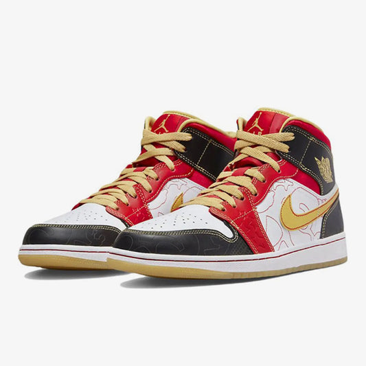 Nike Genuine Air Jordan 1 Mid SE GC Men's and Women's Basketball Shoes DV0576-176