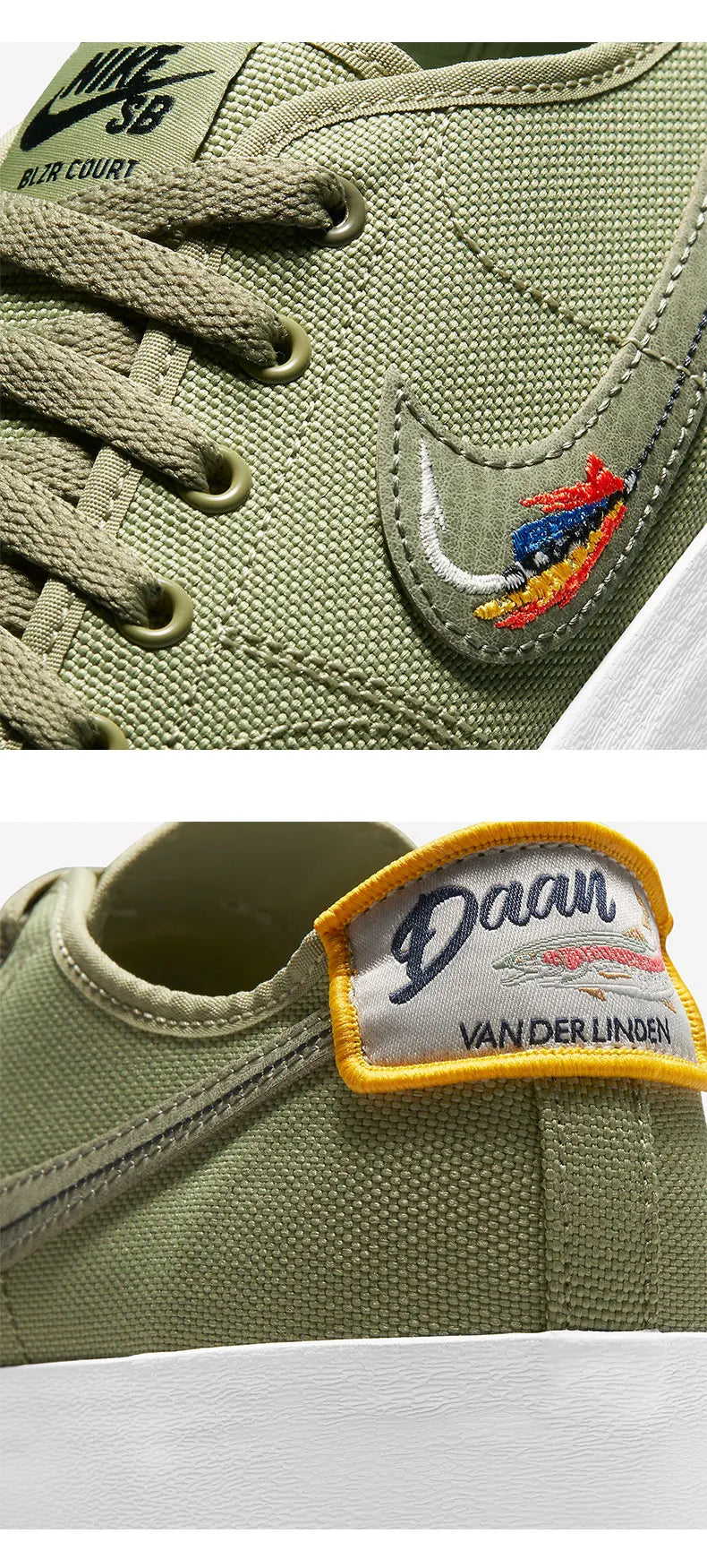 Nike Genuine SB Blazer Court Unisex Low-Top Canvas Shoes CZ5605-300