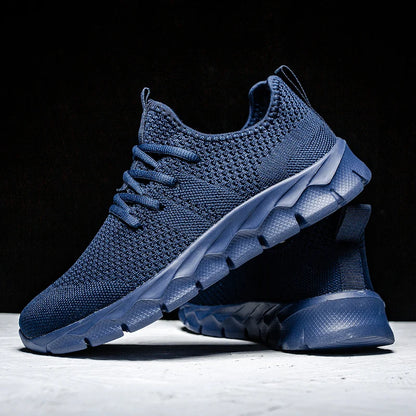 Zapatillas deportivas para hombre, ligeras y transpirables, para correr, para todas las estaciones, tallas grandes, clásicas, informales, deportivas, con suela gruesa, para caminar