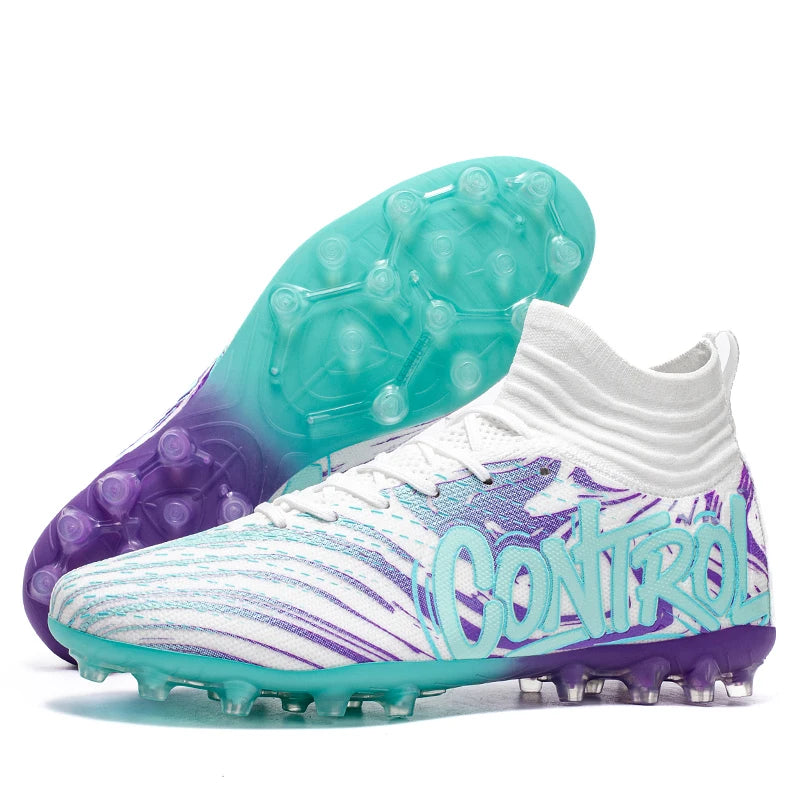 Uomo Donna Scarpe da calcio Scarpe da calcio per esterni Scarpe da calcio antiscivolo per campi da calcio Scarpe da futsal ultraleggere Scarpe da calcio con tacchetti TF/FG