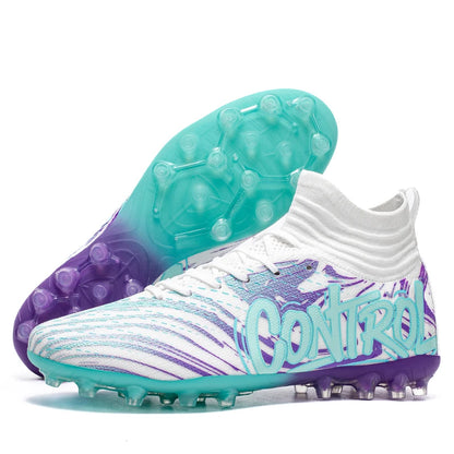 Uomo Donna Scarpe da calcio Scarpe da calcio per esterni Scarpe da calcio antiscivolo per campi da calcio Scarpe da futsal ultraleggere Scarpe da calcio con tacchetti TF/FG
