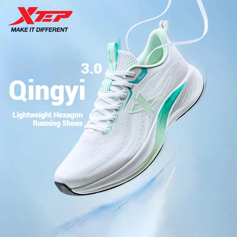 Xtep Light Wing 3 Running Shoes for Men 2025 Summer Fashion Cushion Shock Absorption Lightweight Advanced Sneakers 875219110034