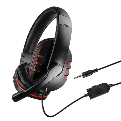 Casque de jeu filaire 3,5 mm pour PS4 PlayStation 4, PC, avec microphone
