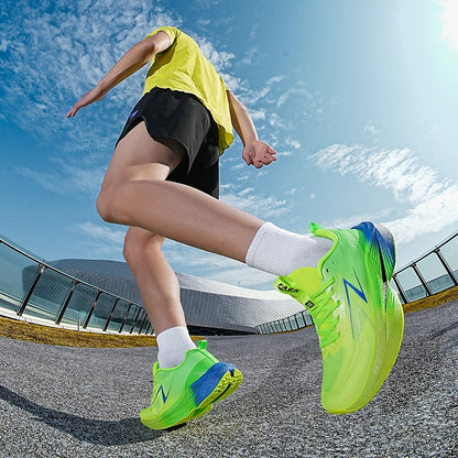 Marathon Men Running Shoes Sports Speciality Breathable Lightweight Women's Athletic Nonskid Carbon Board Comfortable Sneakers