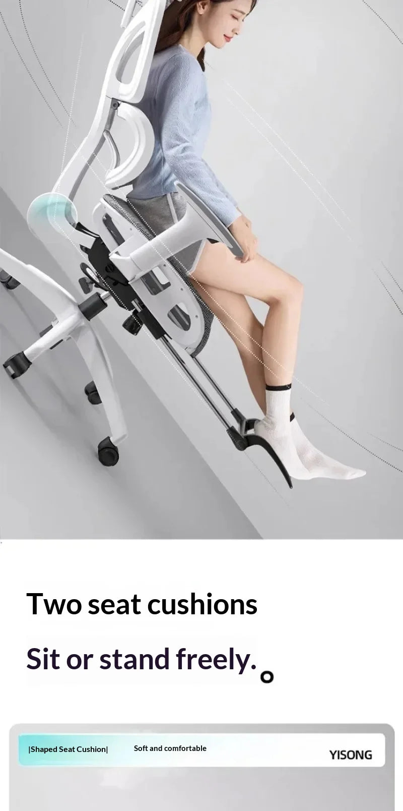 Comfortable Ergonomic Study Chair Waist Home Computer Relaxing Chair Office Chair High Back Ergonomic Chairs Office Furniture