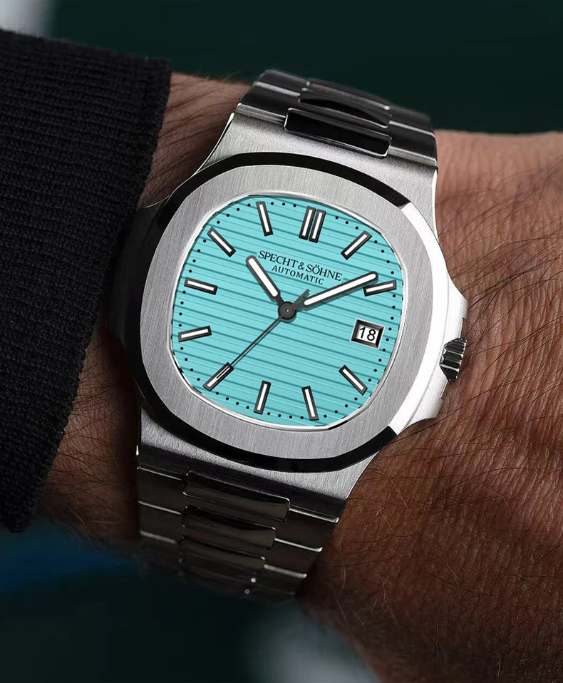 2025 Specht&Sohne New Hot Selling Men's Automatic Mechanical Watch Sapphire Crystal Stainless Steel Sports Watch Waterproof 50M