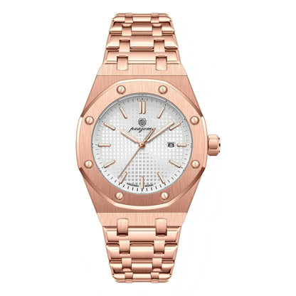 PAAZOMU Luxury Square Man Quartz Watch Waterproof Luminous Date Men's Watch High Quality Stainless Steel Business Men Watches