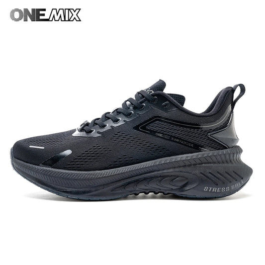 ONEMIX New Style Autumn Winter Men's Running Shoes Outdoor Jogging Cushioning Breathable Lightweight Elastic Sports Sneakers