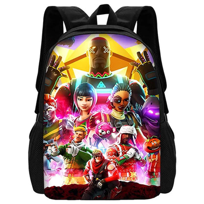 Classic Game FortniteS Kids Backpacks Boys and Girls Student Birthday Gift Child School Bags Unisex Camping Durable Rucksack