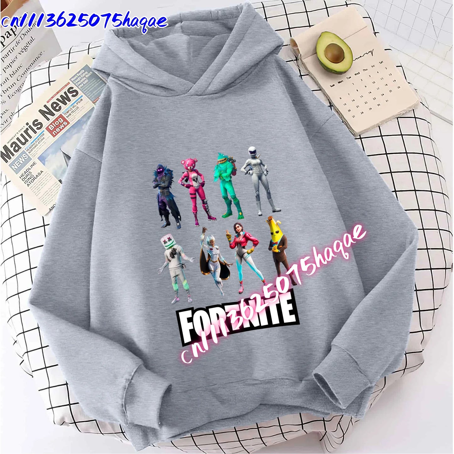 New Fortnites Kids Sweatshirts Cartoon Game Character Printed Hoodie Autumn Casuals Children Tops Winter Baby Boys Clothing