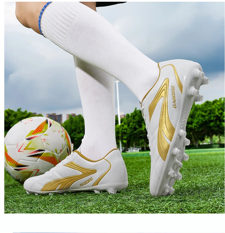 Profesionalni moški nogometni čevlji, nogometni superge za odrasle, za notranjo uporabo, za futsal, ultralahki, protizdrsni, športni, odporni proti obrabi, nogavice