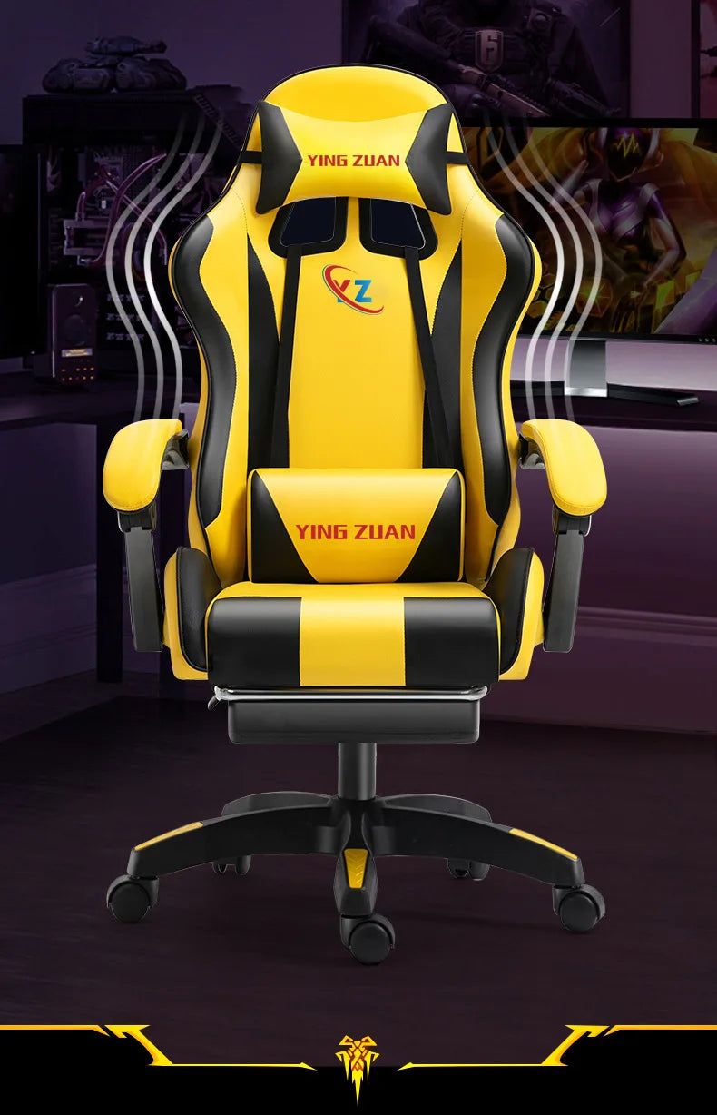 Gaming Chair for Computer Desk Office Home Use Ergonomic High Back Mesh Reclining PC Chair with Lumbar Support and Adjustable