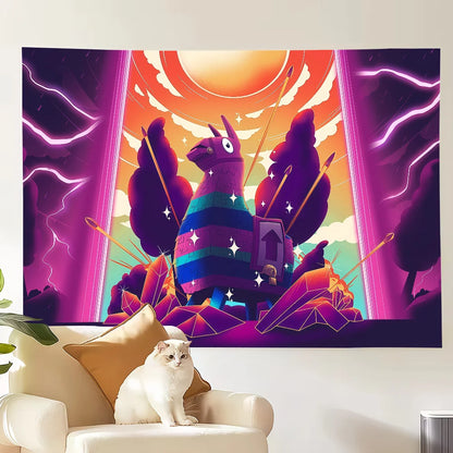 Game F-Fortnite Flag Decoration Art Picnic Party Home Hanging Camping Outdoor Party Banner