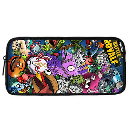 Hot Game Child School Backpack with Lunch Bags, Design-F-FortniteS Pencil Bags, School Bags for Boys Girls Best Gift