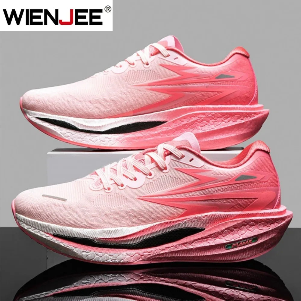 Men's Sports Running Shoes, Casual Marathon, Lightweight, Comfortable Women's Athletic Non-Slip Walking Sneakers, Outdoor Couple Shoes