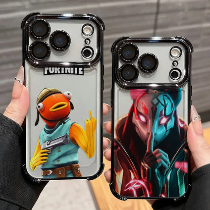 Custodia per telefono Anime Fortnite Game Plating per Xiaomi Redmi A7 15 A3 15C 14C K50 A1 Note 15 14 13 12 12s Pro Plus 4G 5G anti-caduta