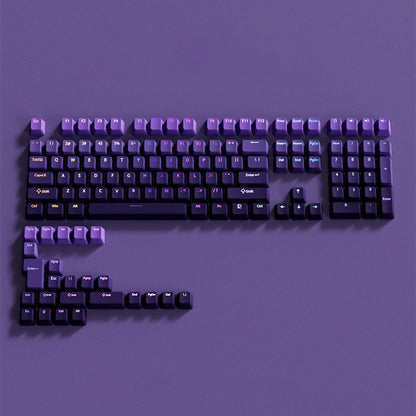 132 Keys OEM Profile Gradient backlit RGB Keycaps For Cherry MX Switch Mechanical Gamer Keyboard PBT Keycap ISO Layout Key caps