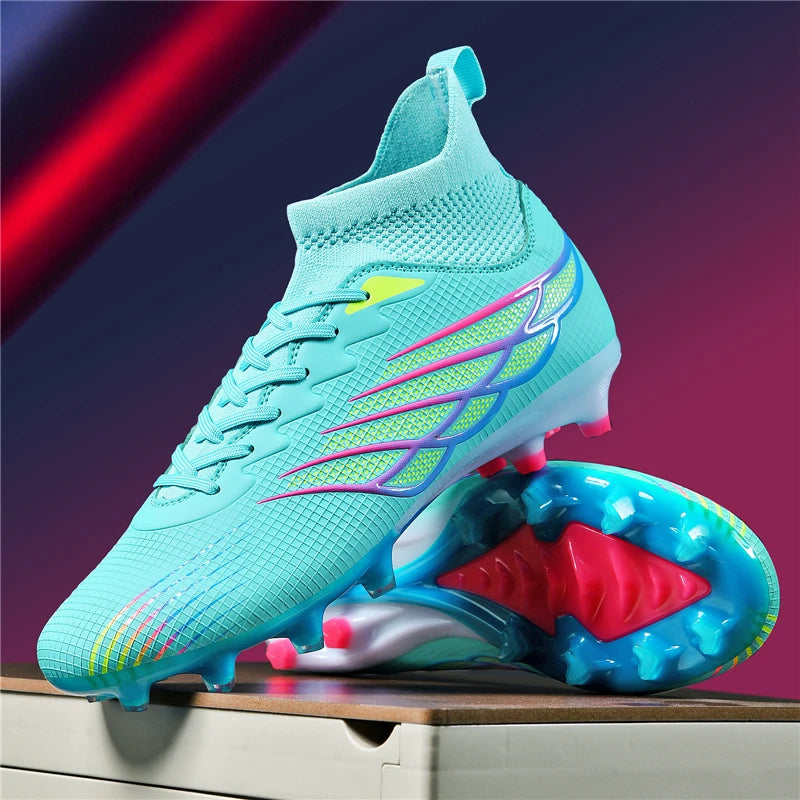 2026 Superfly FG Football Boots Outdoor Soccer Cleats Black Shoes Soft Sport Professional Shoes Breathable Comfortable Boots Plus