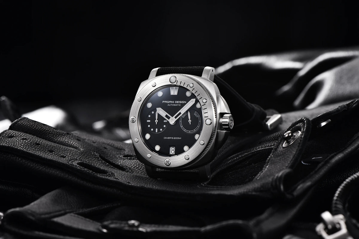 PAGANI DESIGN Men's Watches New Diver Automatic Mechanical Watch Sapphire Stainless Steel Sport 20 Bar Clock