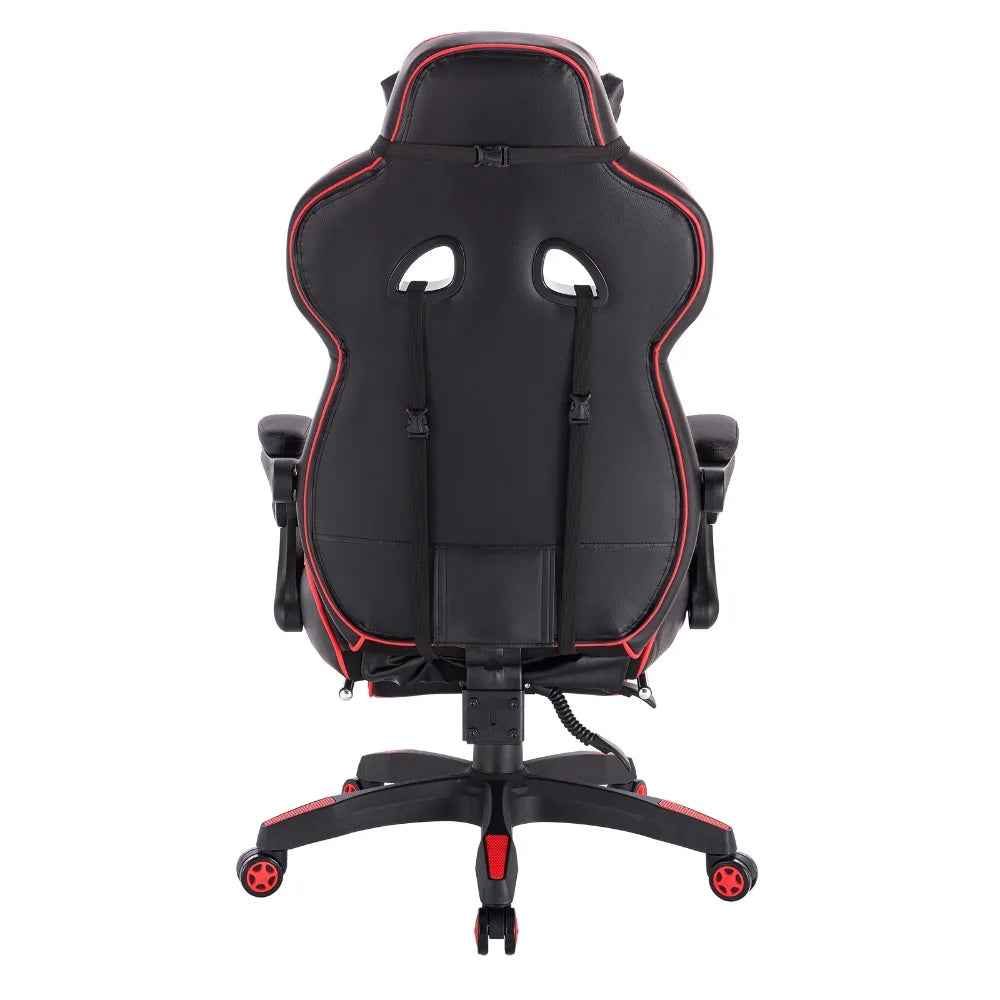 WOLTU Gaming Chair Office Computer Chair Desk Racing Chair Sports Seat with Headrest Lumbar Cushion with Footrest