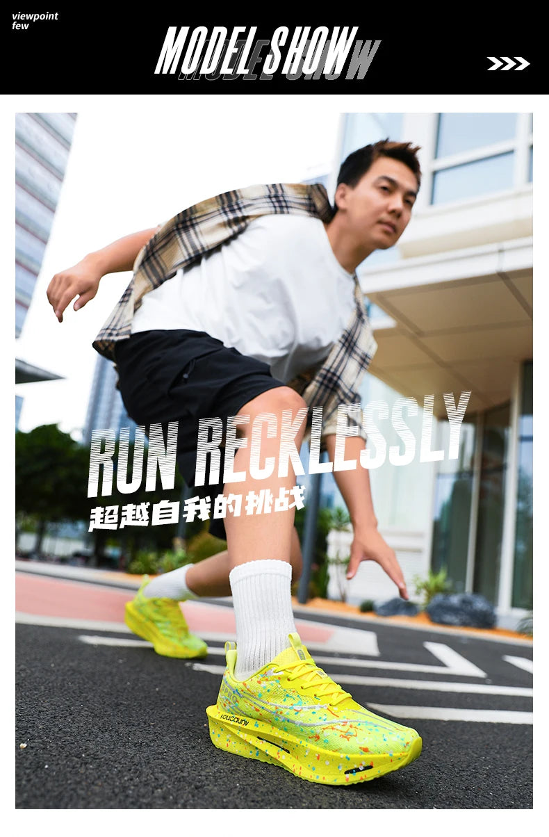 2026 Air Cushion Jogging Running Shoes Carbon Plate Marathon Men's Sports Breathable Lightweight Women's Non-Slip Sneakers