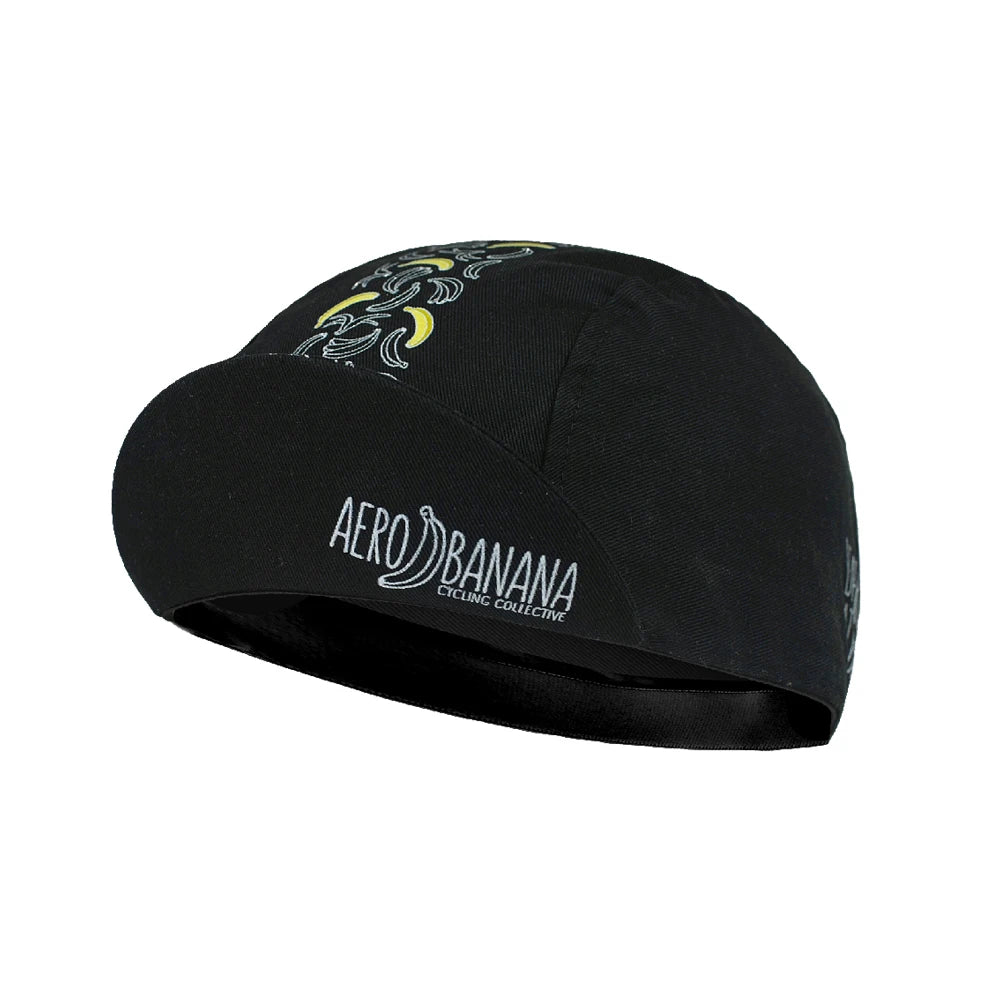 Black Cycling Cap Outdoor Sports Hat Team Bike Caps Breathable Summer Sun Protection
