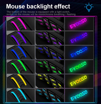 E-YOOSO X-33 RGB Gaming Mouse 16000 DPI Wired USB Gaming Mouse with 18 Programmable Buttons for PC & Laptop