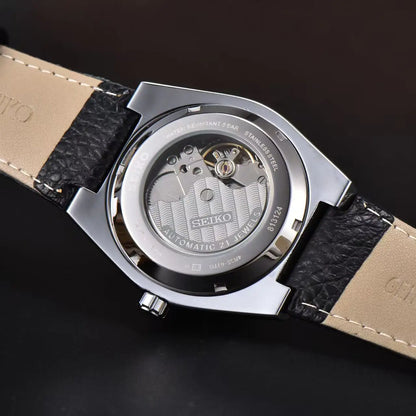 Seiko Men's and Women's Automatic Mechanical Watch Fashion High Quality Leather Strap Calendar Waterproof Couple's Watch