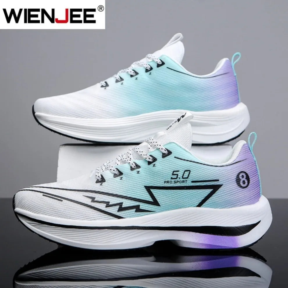 Men's Sports Running Shoes, Casual Marathon, Lightweight, Comfortable Women's Athletic Non-Slip Walking Sneakers, Outdoor Couple Shoes