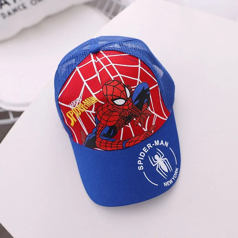 Spiderman Baseball Cap Boys Girls Hats Superhero Peripheral Sunhat Childrens Birthday Gift Cosplay Props Fashion Caps