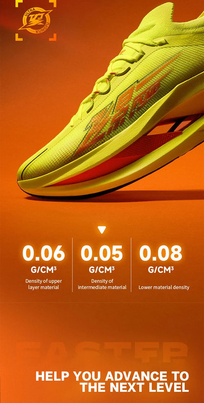 QIAODAN Feiying Plaid 3 Carbon Plate Men's Running Shoes 2026 Marathon Racing Sneakers Rebound Cushion Athletic Shoes QDB023262290