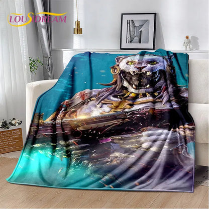 3D COD,Call of Duty Game Gamer Soft Plush Blanket,Flannel Blanket Throw Blanket for Living Room Bedroom Beds Sofa Office Cover