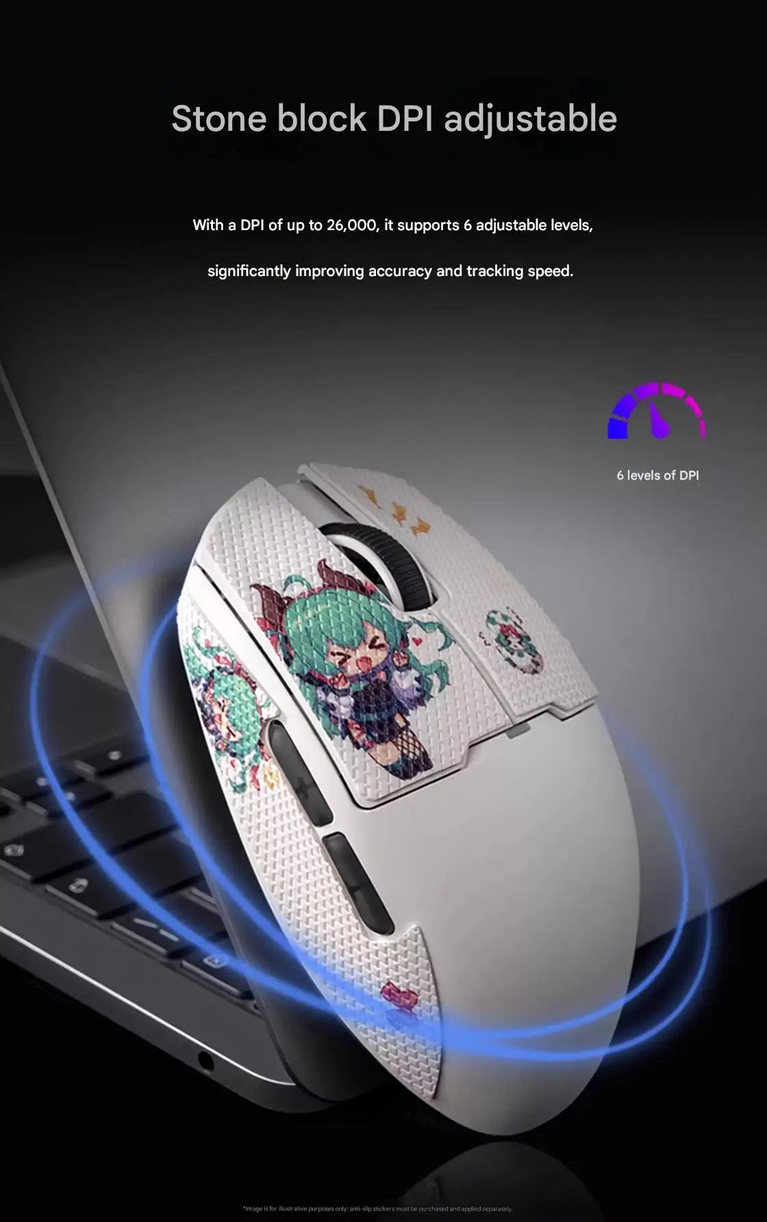 Aigo GM80 PLUS PRO bezdrátová myš Bluetooth PAW3311/PAW3395, lehká 1000HZ kabelová herní e-sportovní myš se třemi režimy, dárek