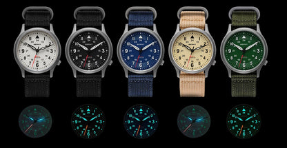 BERNY Titanium Watches for Men Super Luminous Sapphire Field Men's Watch Outdoor Quartz Wristwatch Lightweight 5ATM