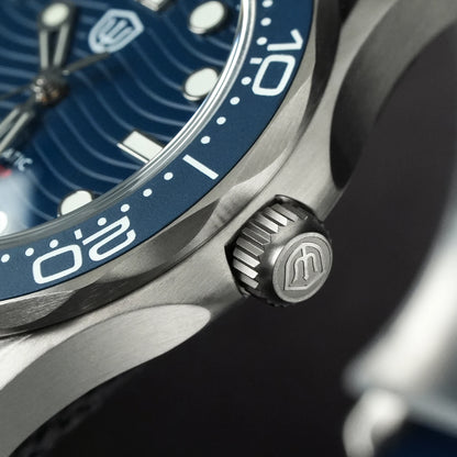 Watchdives WD007 V2 39mm Titanium Dive Watch PT5000 Automatic Movement Luminous 200m Waterproof Domed Bubble Sapphire Watches