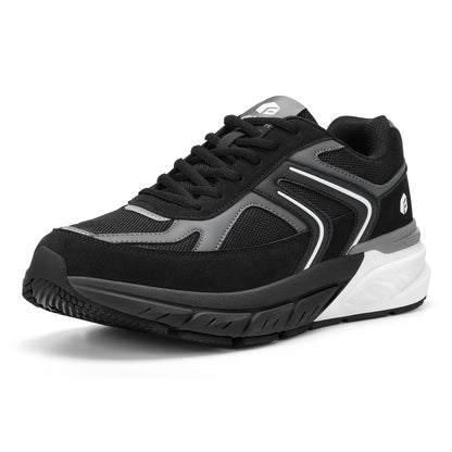 Fittington Wide Shoes for Men Casual Walking Sneakers Orthopedic Arch Support for Plantar Fasciitis Neuropathy