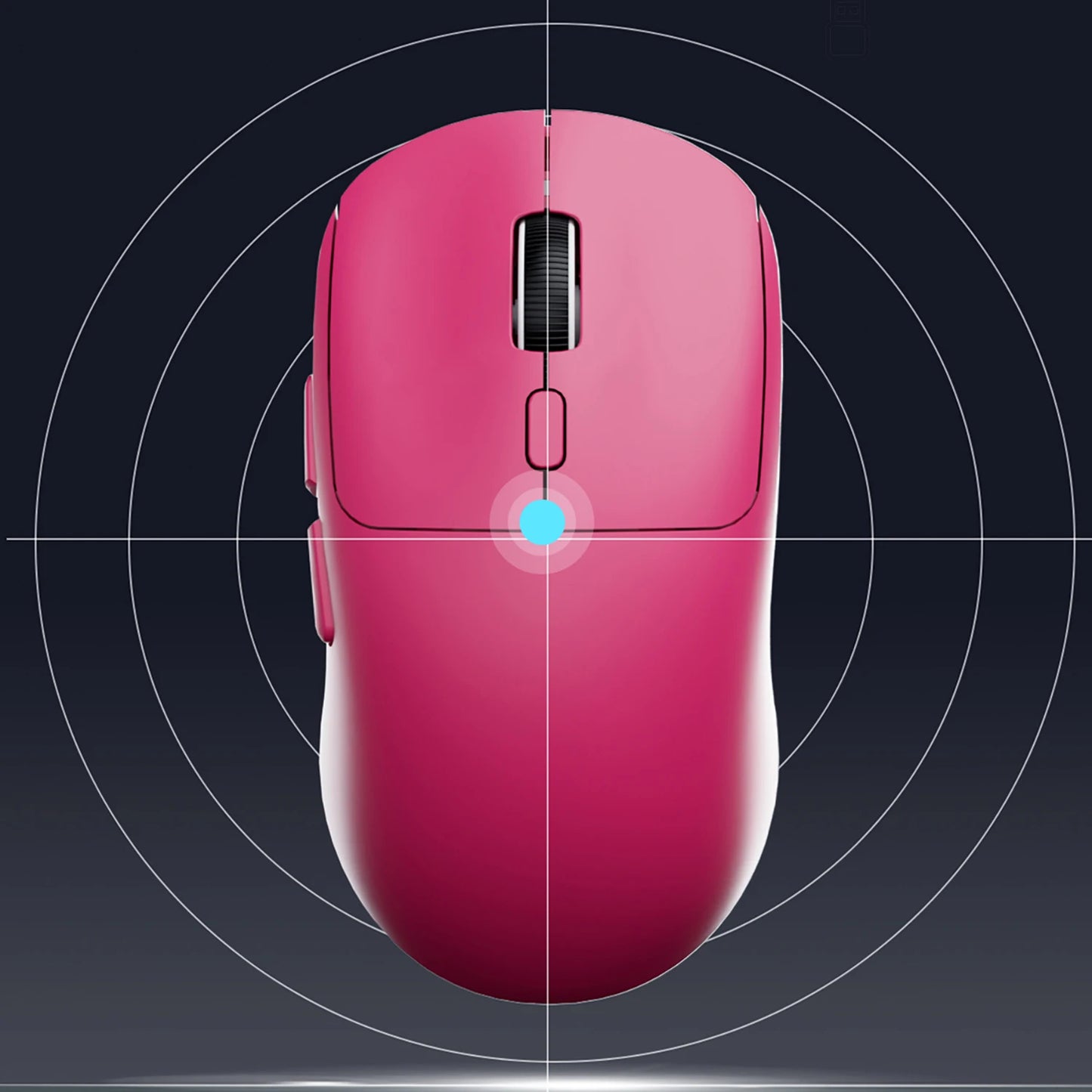 Gaming-Maus Bluetooth-Maus Wiederaufladbare Gamer-Maus Paw3395 Leichte ergonomische kabellose E-Sport-Maus