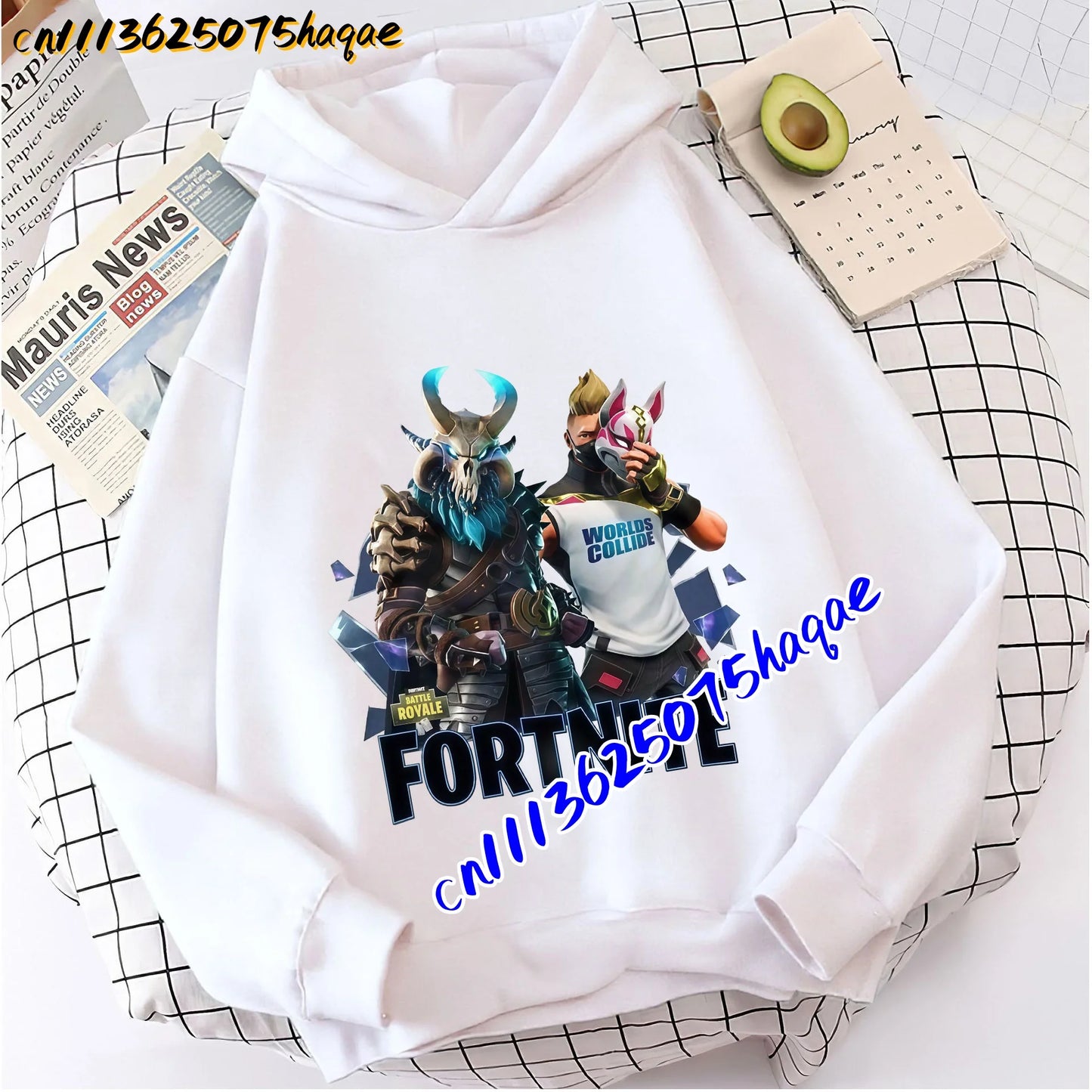 FORTNITED Children Long-sleeved Girls Boy Streetwear Boys Baby Hoodies Pullover Sweatshirt  Anime Fashion Kid Clothing Tops Gift