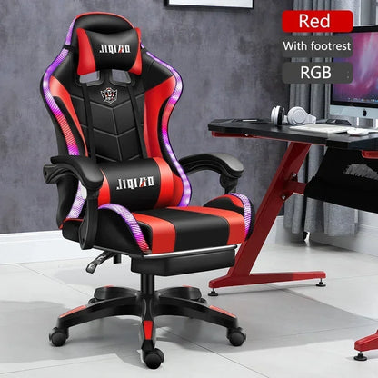 High quality gaming chair RGB light office chair gamer computer Ergonomic swivel chair Massage Recliner New gamer chairs