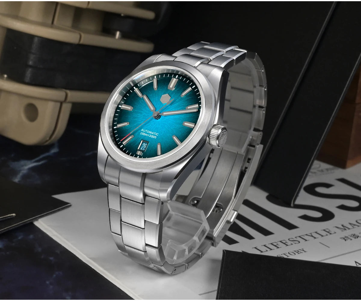 San Martin 36/39/42mm SN0144 JianZhan Gada Watch Miyota 9015 Original Design Chinese Style Dress Men Automatic Mechanical Watch