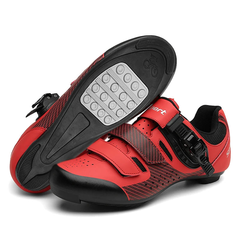 Pantofi de ciclism pentru bărbați fără crampoane, pantofi MTB pentru pedale plate, pantofi de viteză din cauciuc antiderapant pentru biciclete de șosea, adidași de curse pentru femei pentru biciclete montane