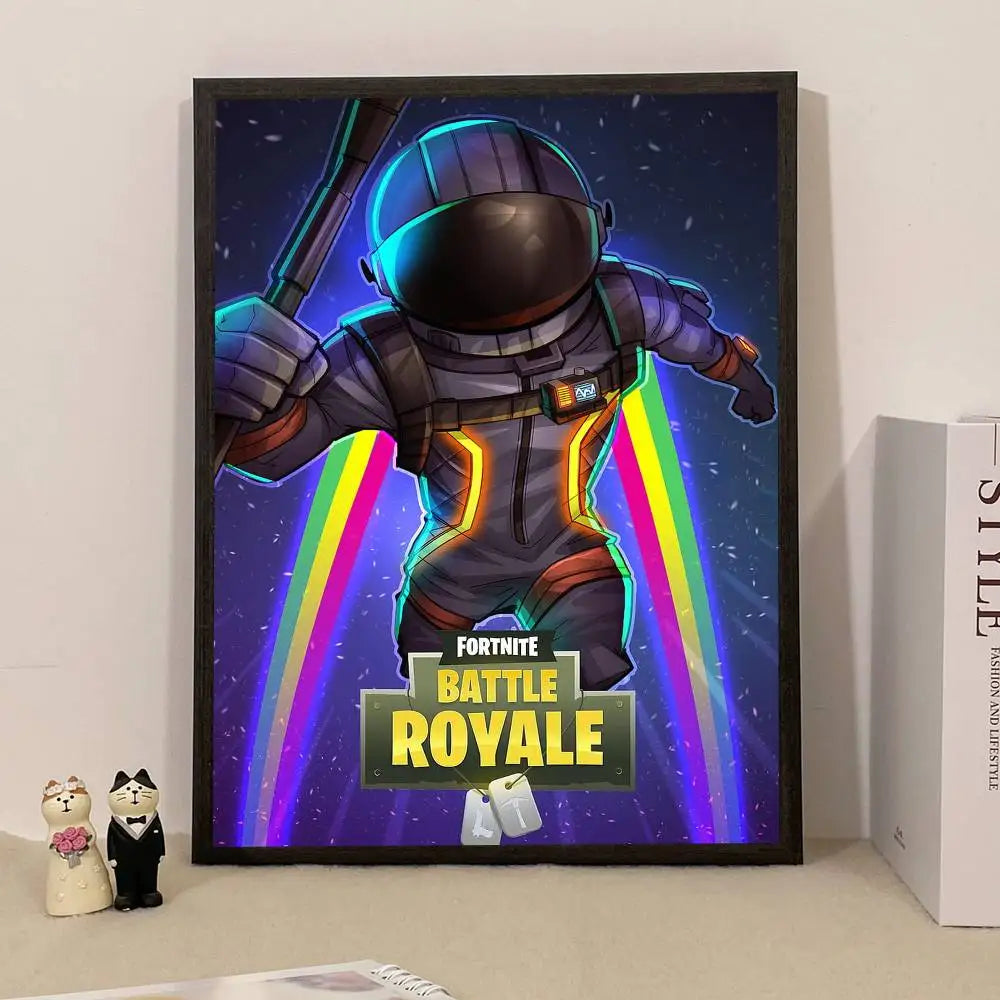 Poster a sorpresa Game F-Fortnite per la casa, quadro decorativo da parete per studio e soggiorno