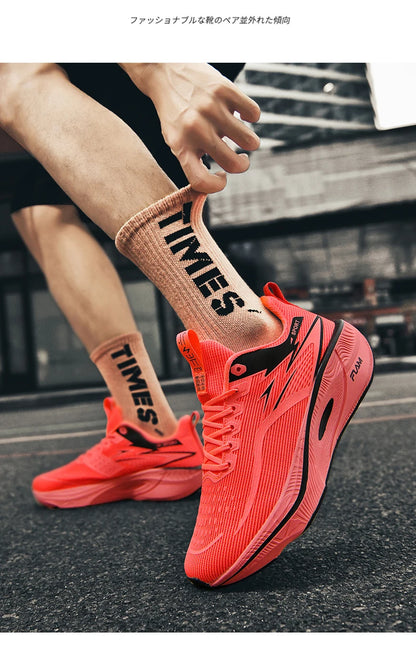 2026 New Men's Sports Running Shoes, Marathon-Ready, Breathable, Lightweight, Comfortable Women's Athletic Sneakers, Jogging Tennis Air Cushion