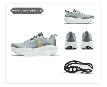 361 Degrees PopBlaze 5 Chaussures de course pour homme - Nouvelles semelles épaisses amortissantes, respirantes et antidérapantes - Baskets de jogging d'extérieur pour homme 672532212