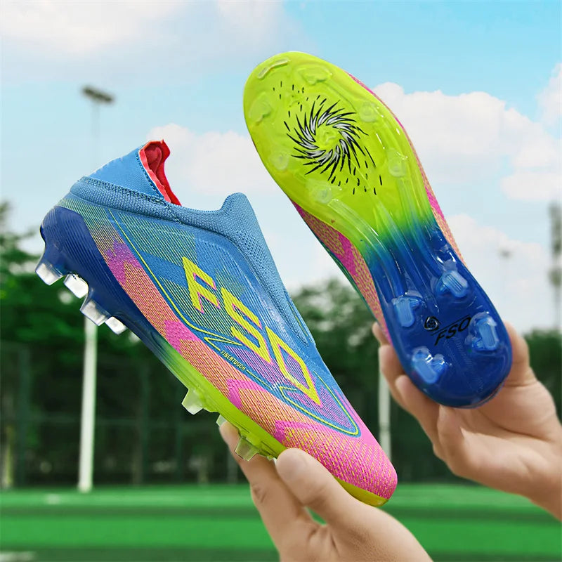 Moški nogometni čevlji Ultralight Sport Notranji čevlji z žebljički Nogometni čevlji za travo Odrasli Protizdrsni Protizdrsni FG Turf Futsal Udobni