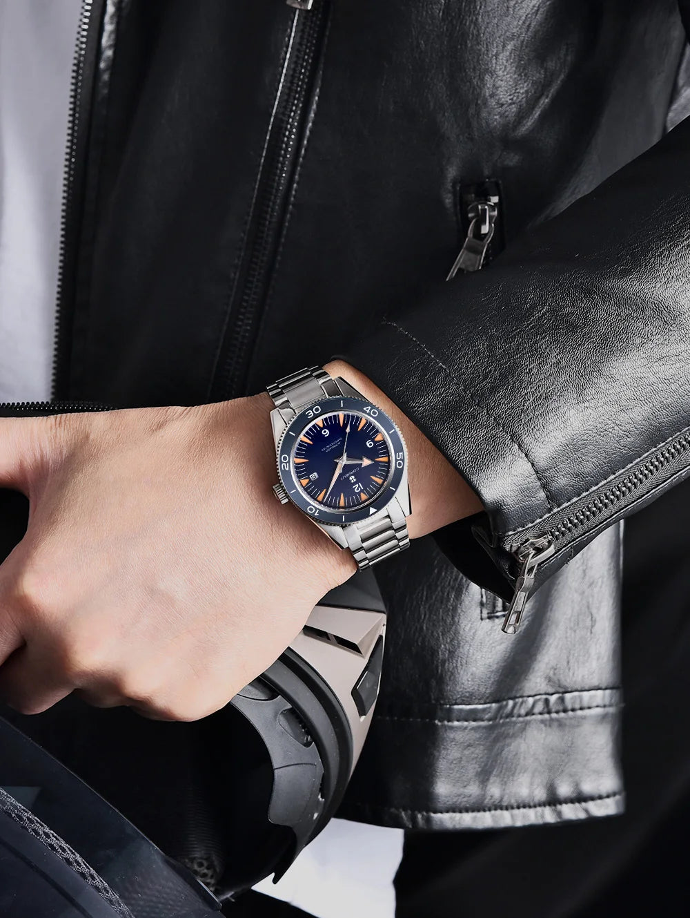 Montre de luxe pour homme Corgeut, étanche à 100 m, lunette en céramique, 41 mm, verre saphir, mouvement mécanique automatique Miyota, style montre de plongée