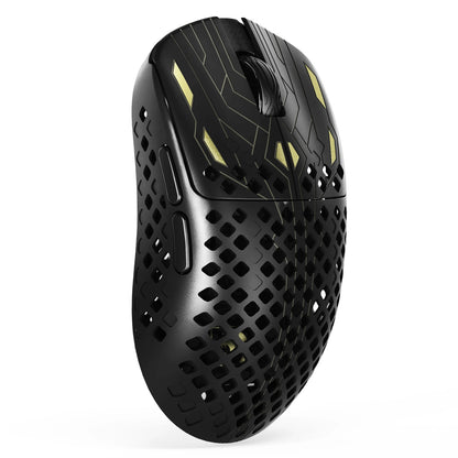 Ratón gaming inalámbrico ultraligero MAMBASNAKE M2, sensor PAW3395PRO 40000 DPI, fibra de carbono 41g, tri-modo