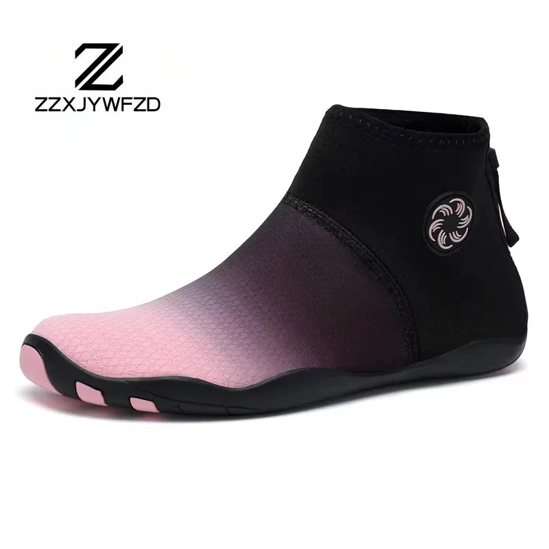 Outdoor Sport Hiking Wading Sneakers Unisex Swimming Water Shoes High Top Barefoot Beach Aqua Shoes Fitness Diving Surf Sandals